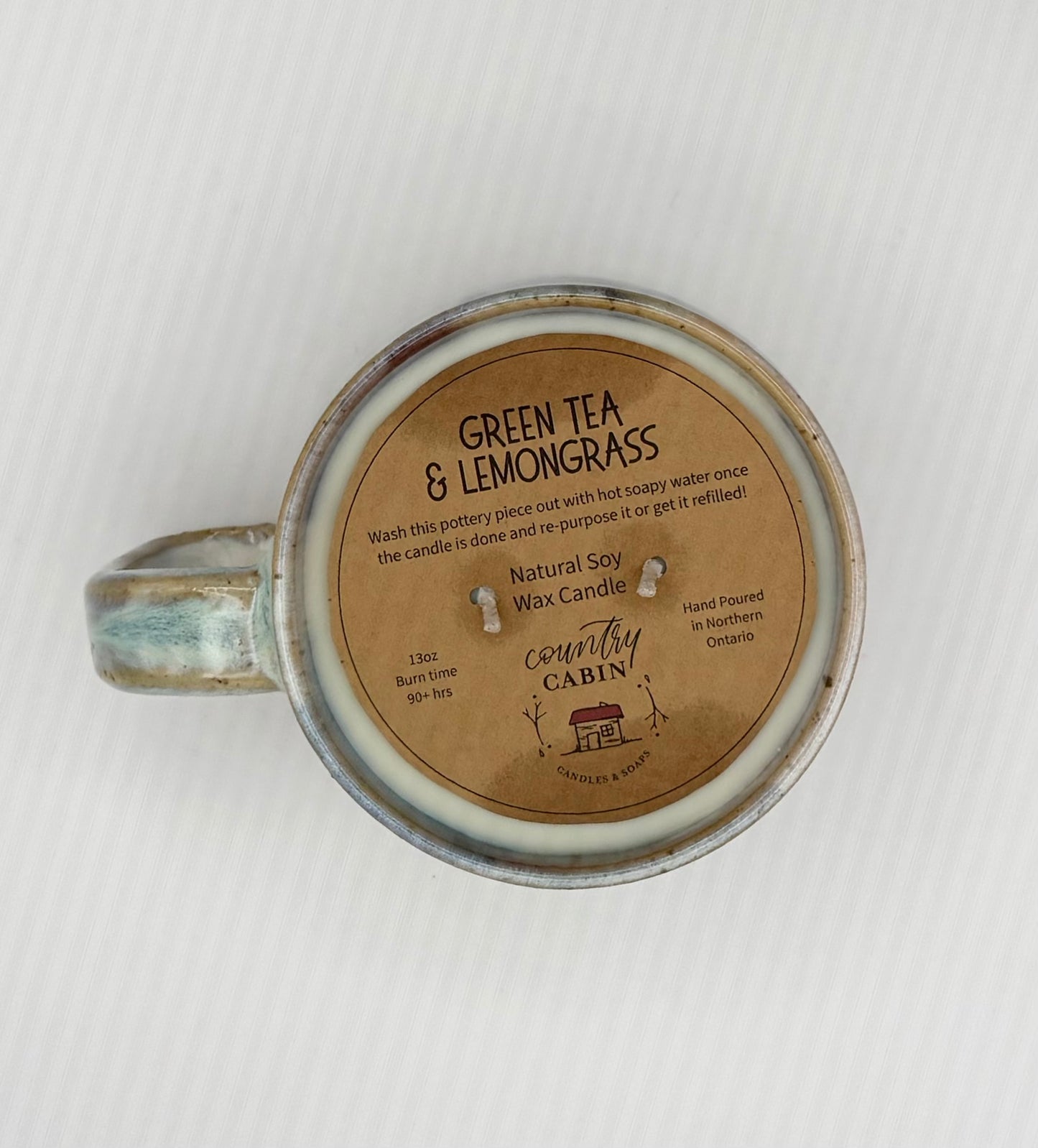 Watercolor Candle Mug