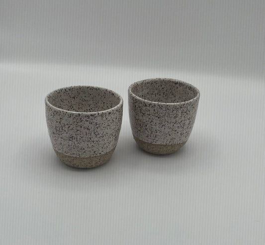 Minimalist Espresso Cups - White