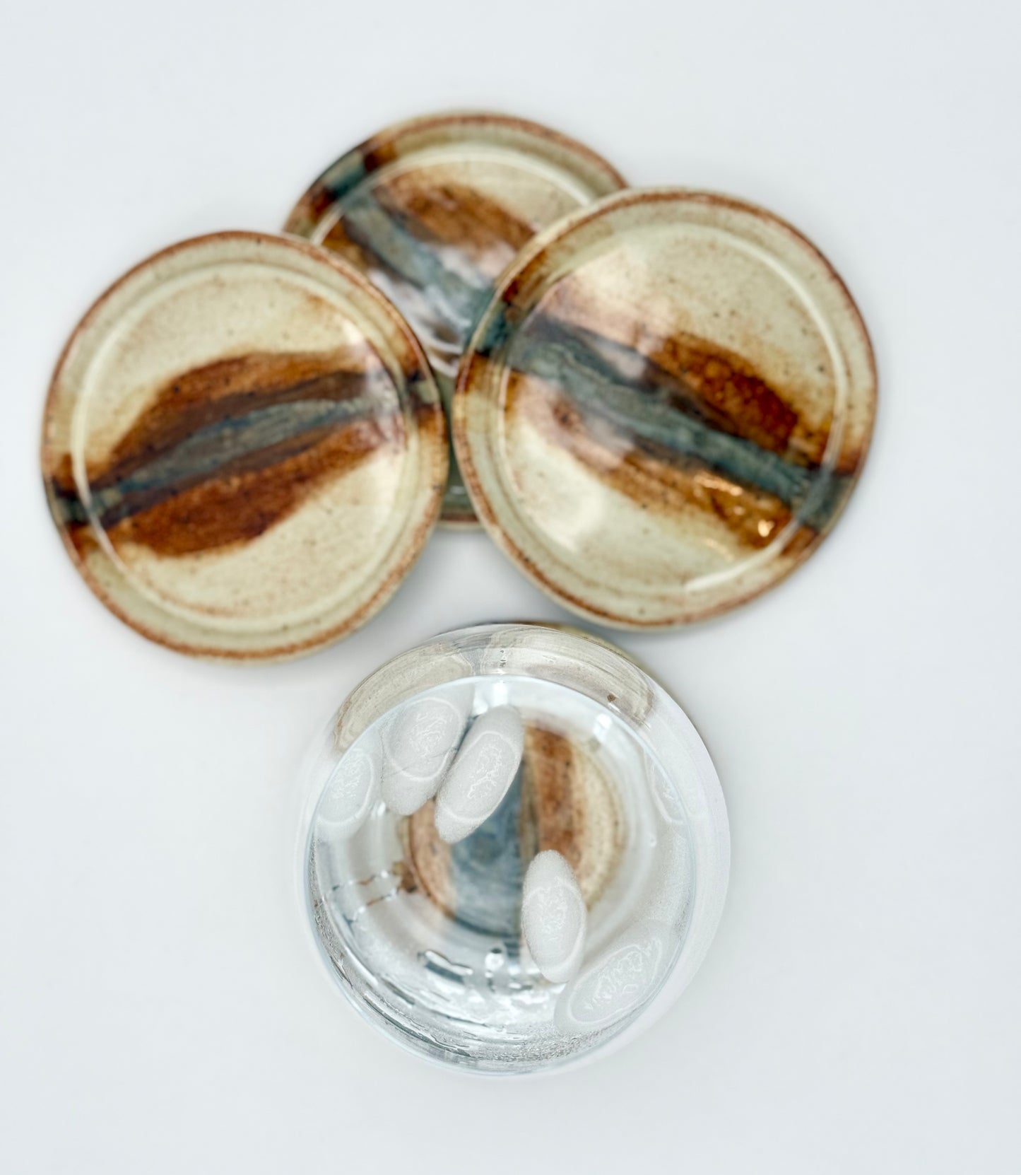 Pottery Coaster Set