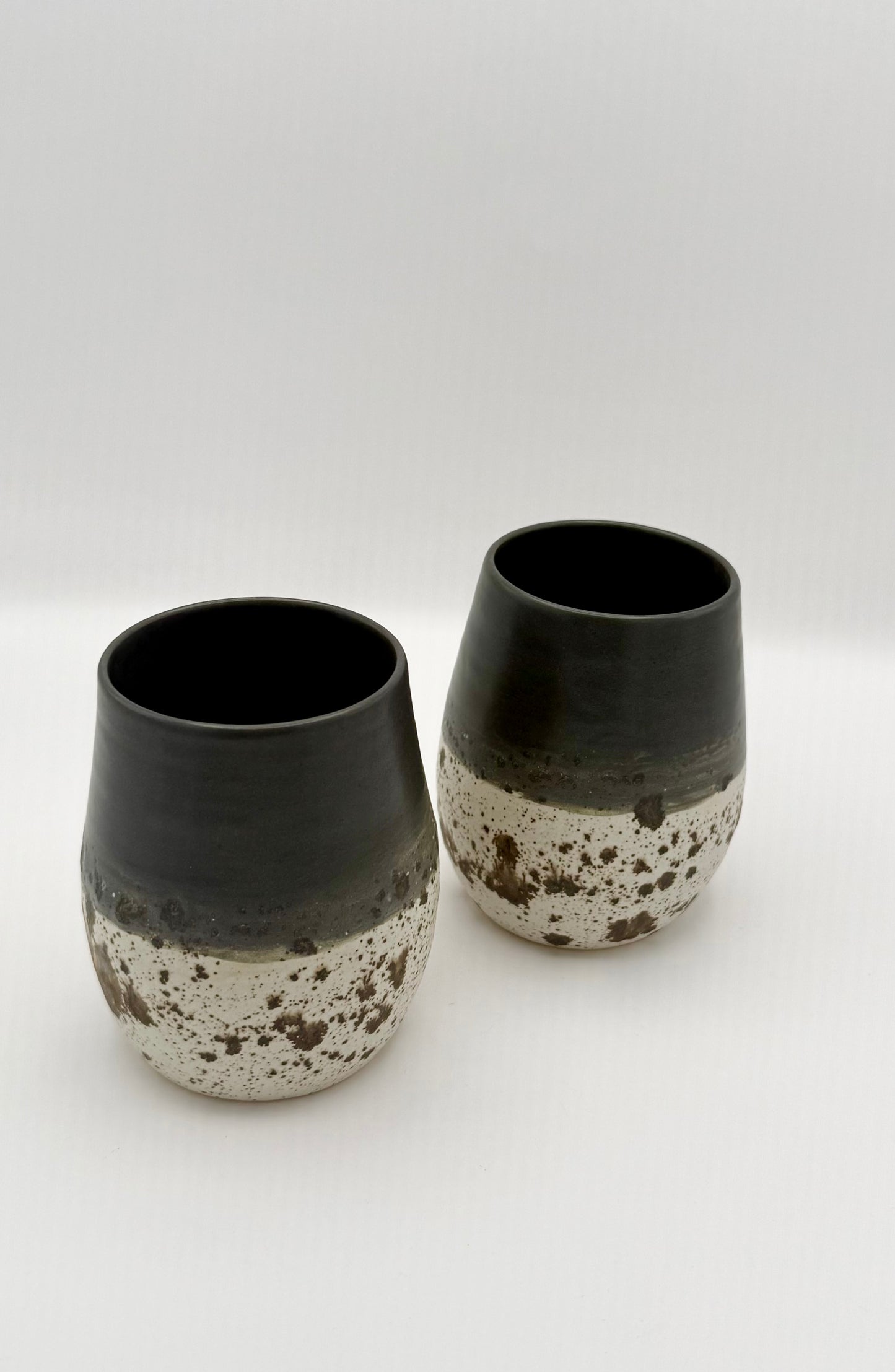 River Rock Tumbler Pair