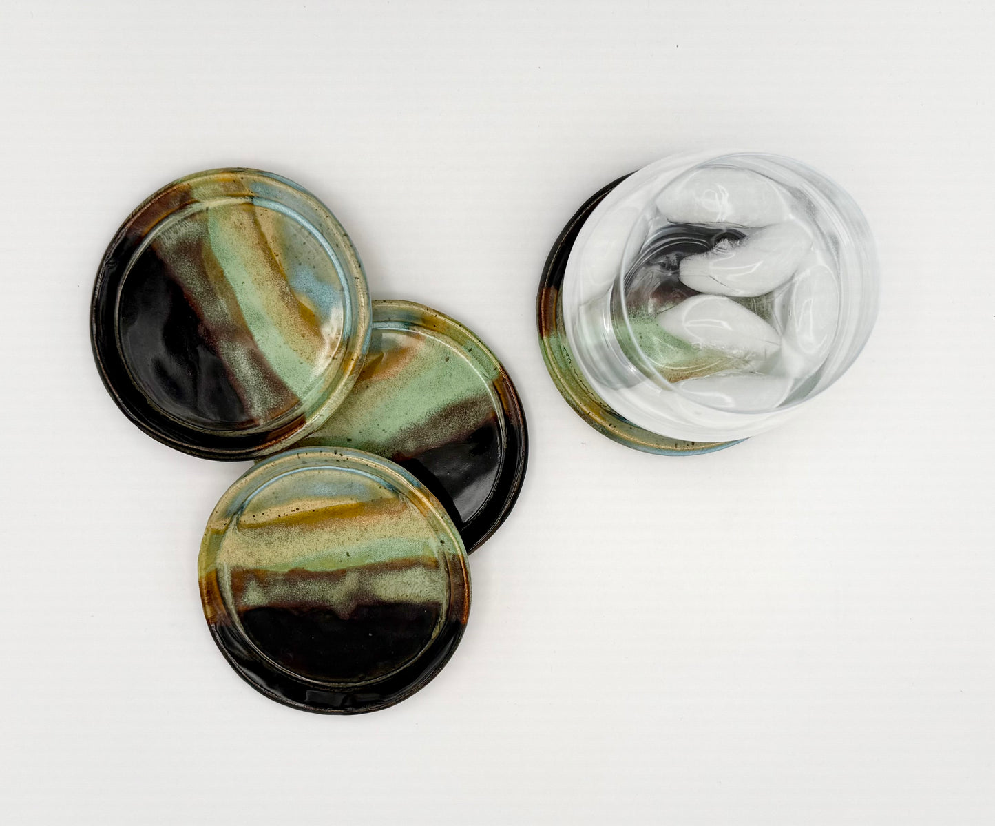 Pottery Coaster Set