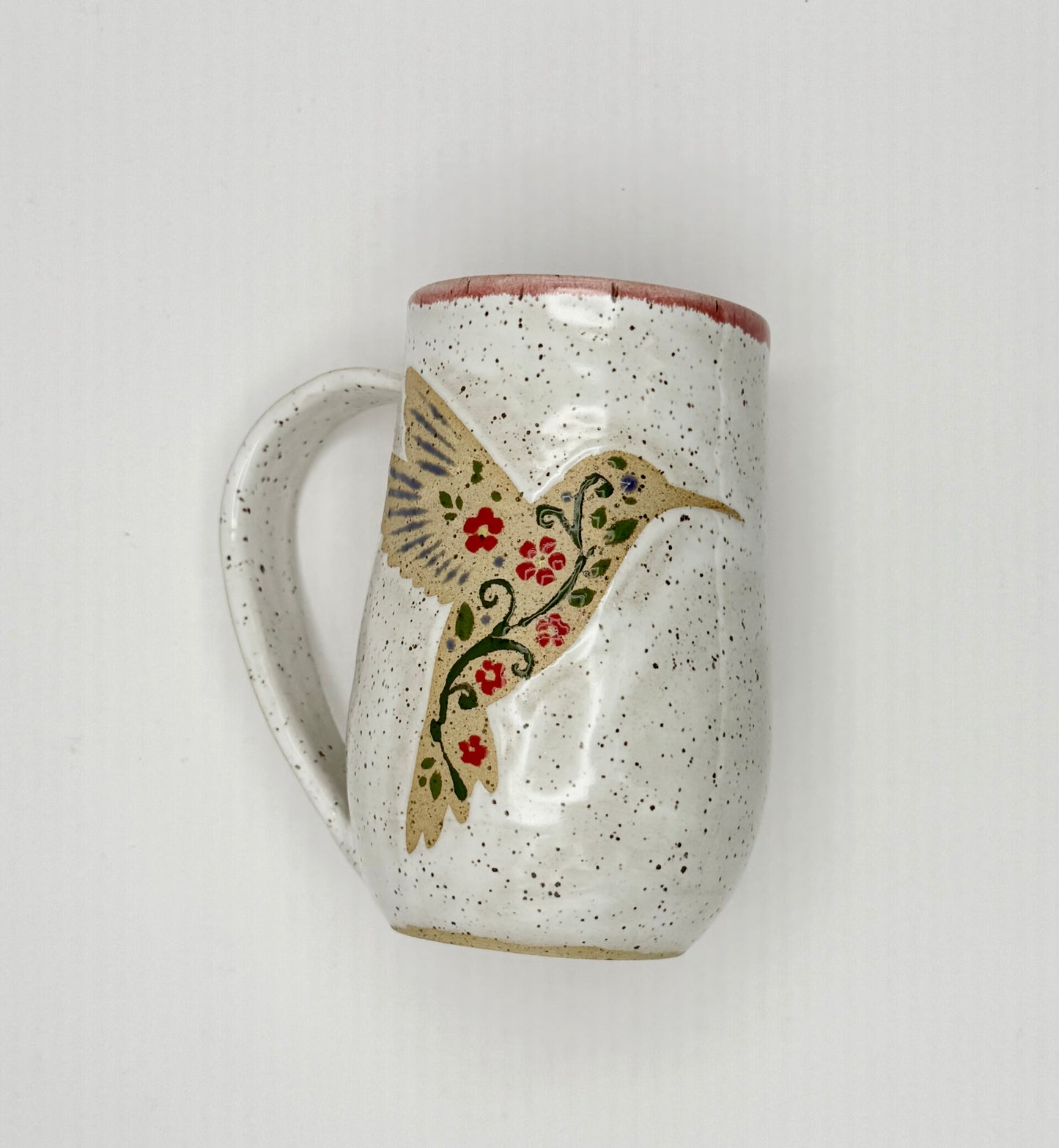 Floral Hummingbird Mug
