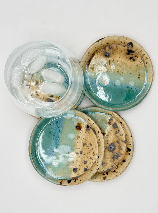 Pottery Coaster Set
