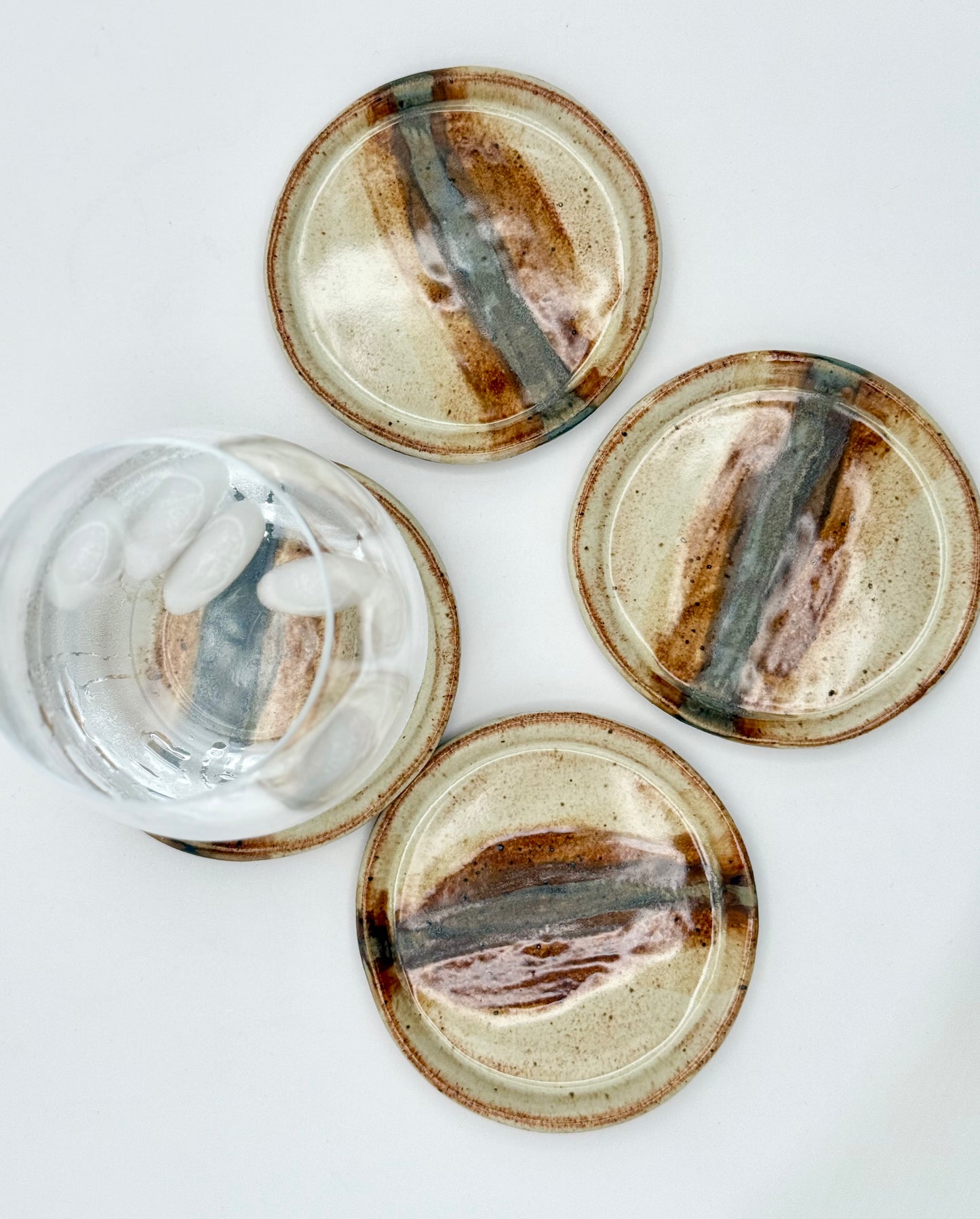 Pottery Coaster Set
