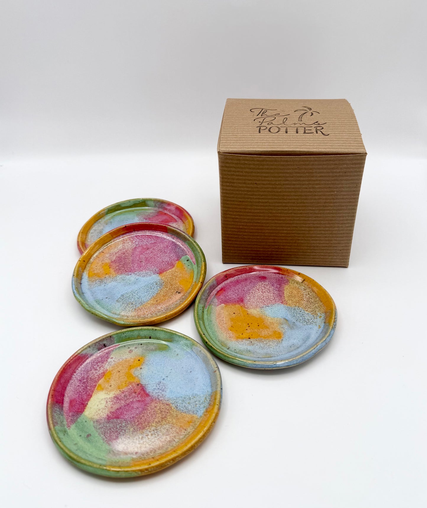 Pottery Coaster Set