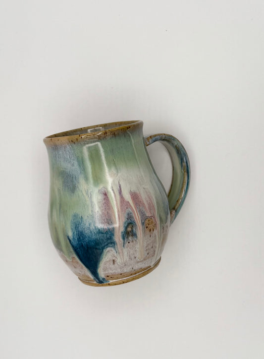 Watercolor Tall Curvy Café Mug