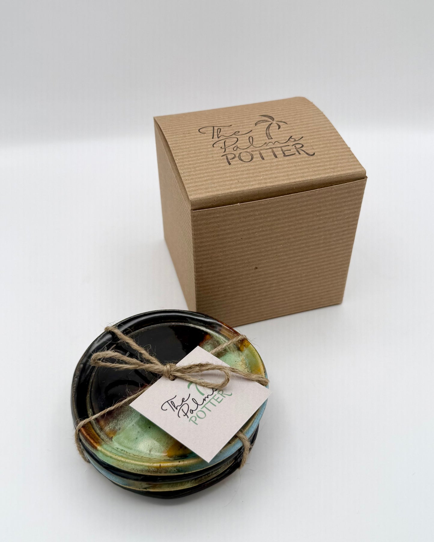 Pottery Coaster Set