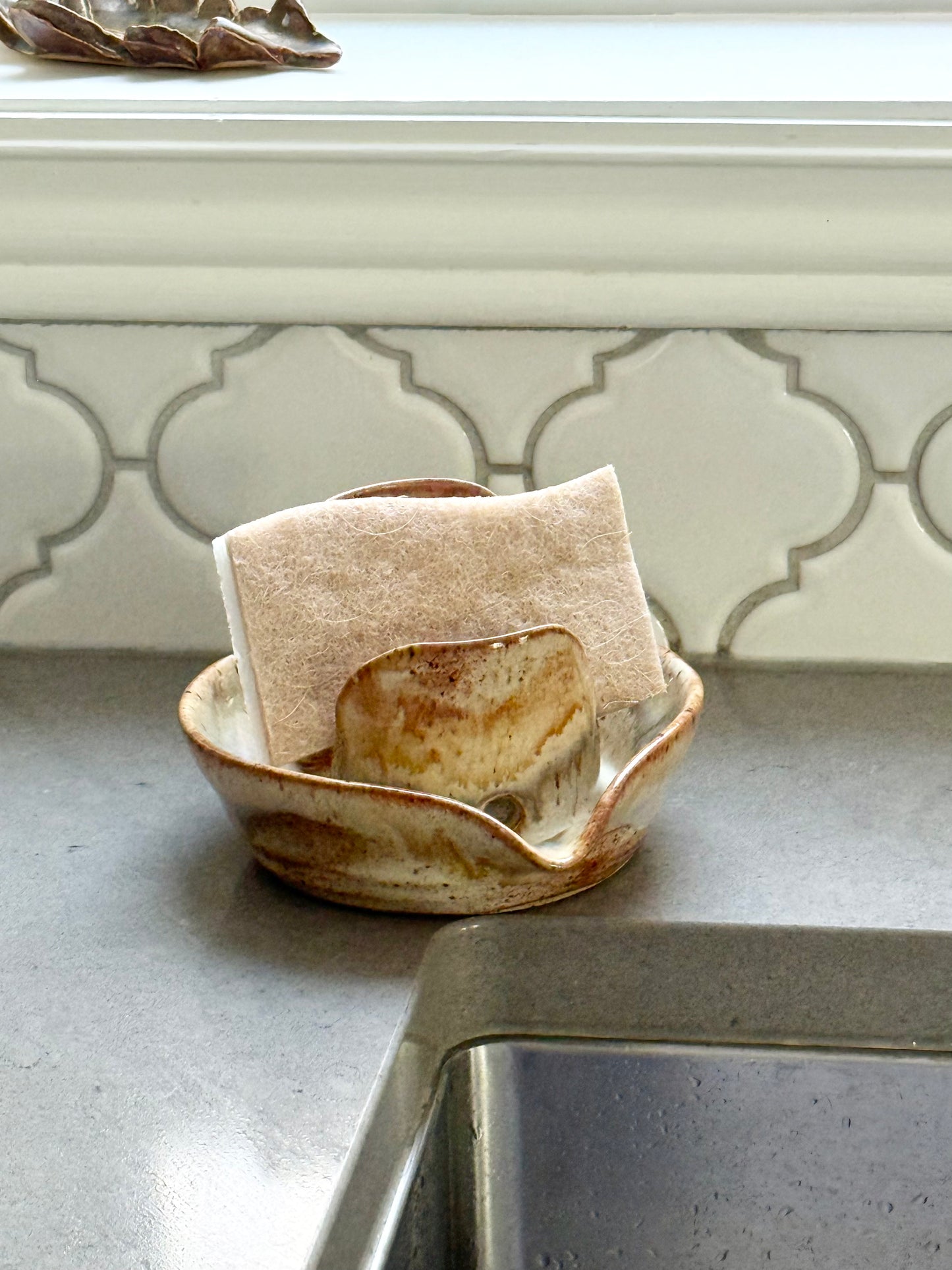 Sink-Side Sponge Keeper