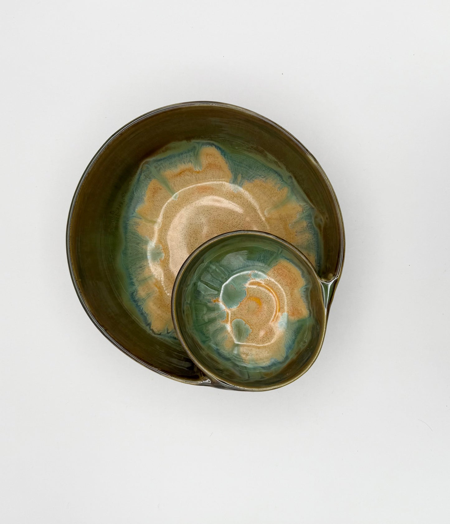 Earthy Double Bowl