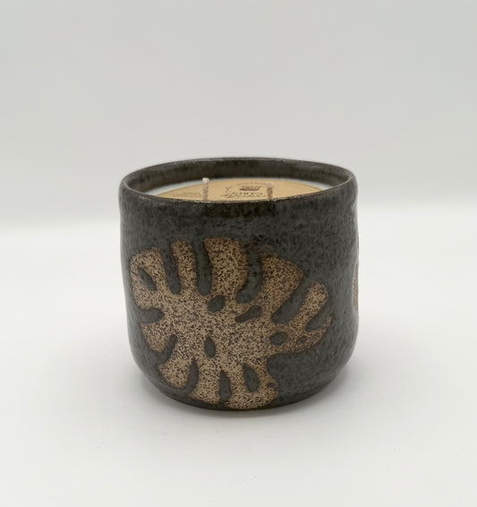 Monstera Candle Planter Pot