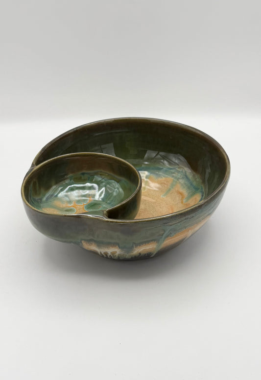 Earthy Double Bowl