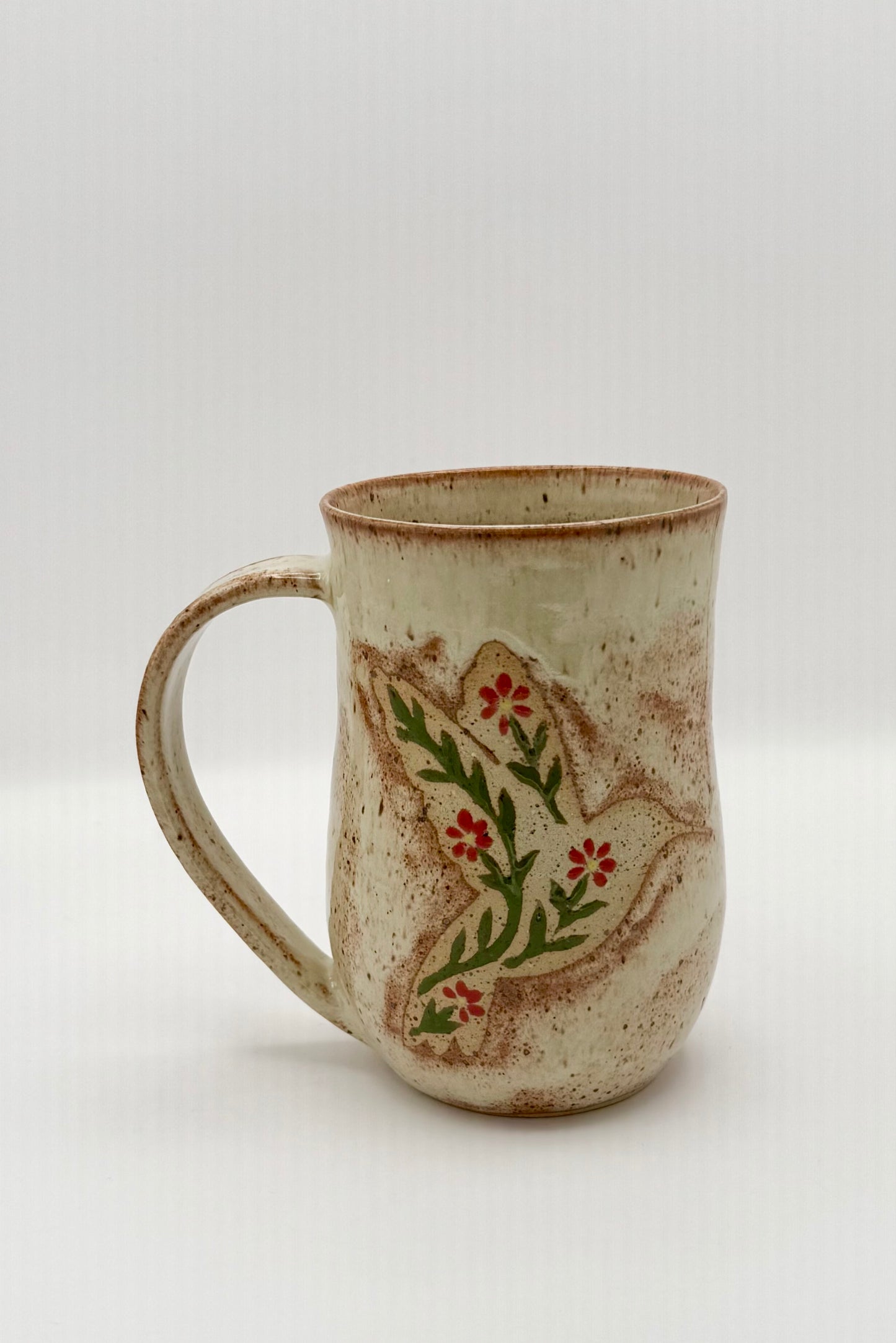 Floral Hummingbird Mug
