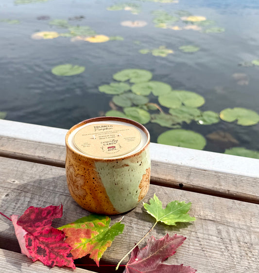 Tri Coloured Maple Candle Planter Pot