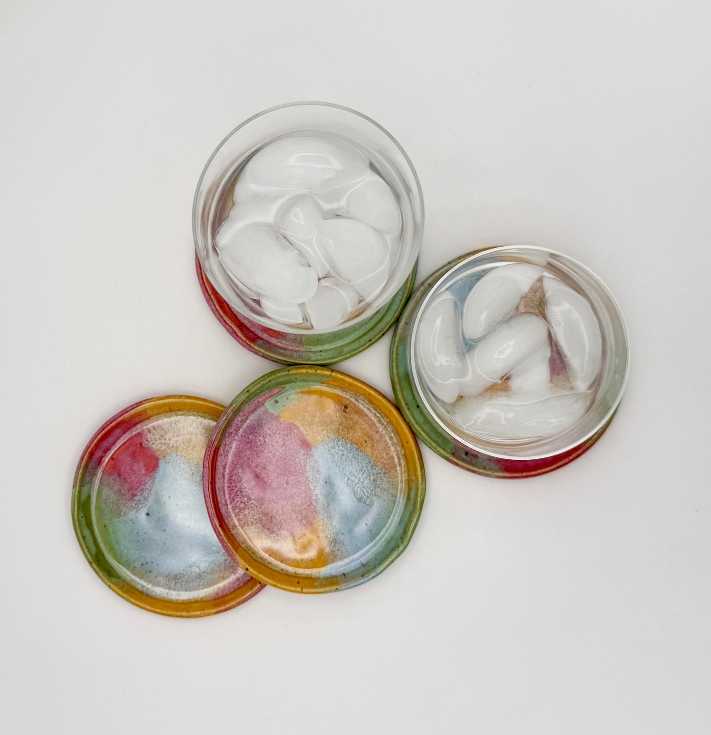 Pottery Coaster Set