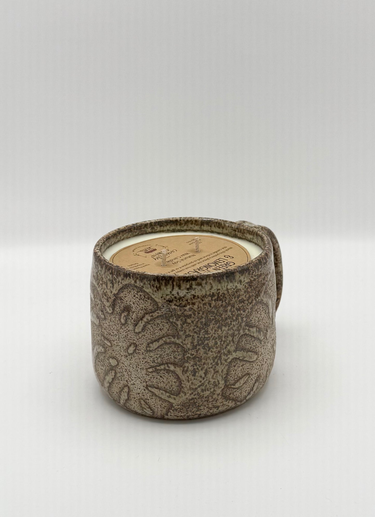 Monstera Candle Mug