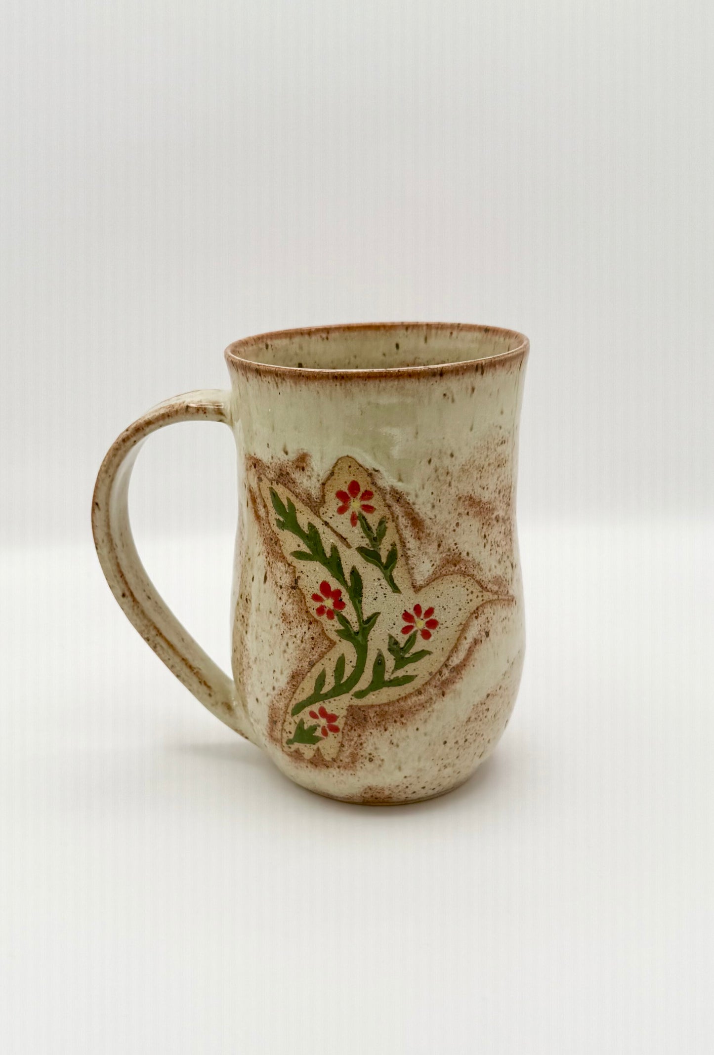 Floral Hummingbird Mug