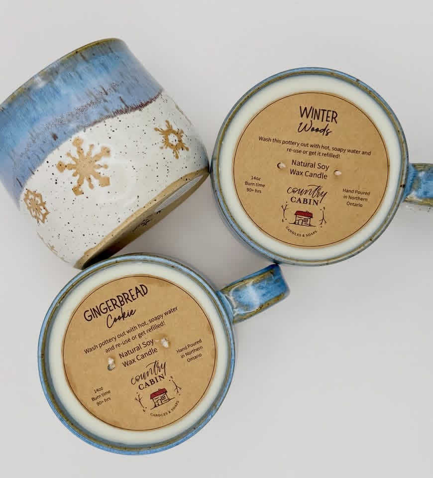 Snowflake Candle Mug